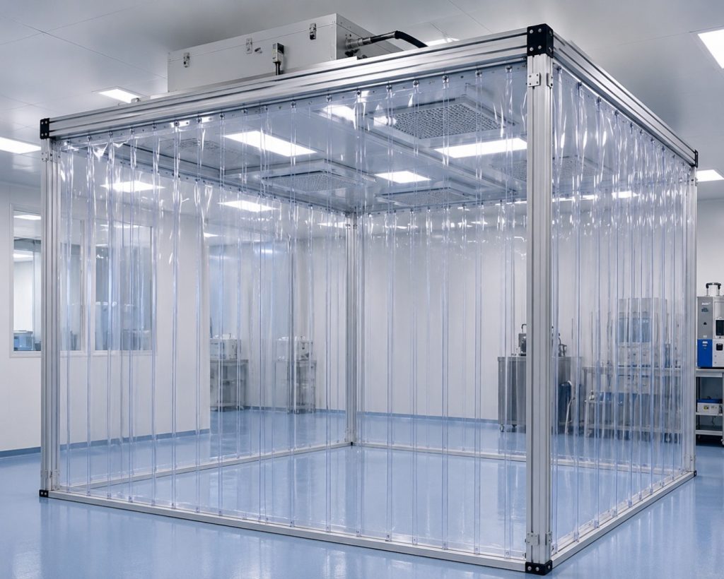 hepa filtration softwall cleanroom