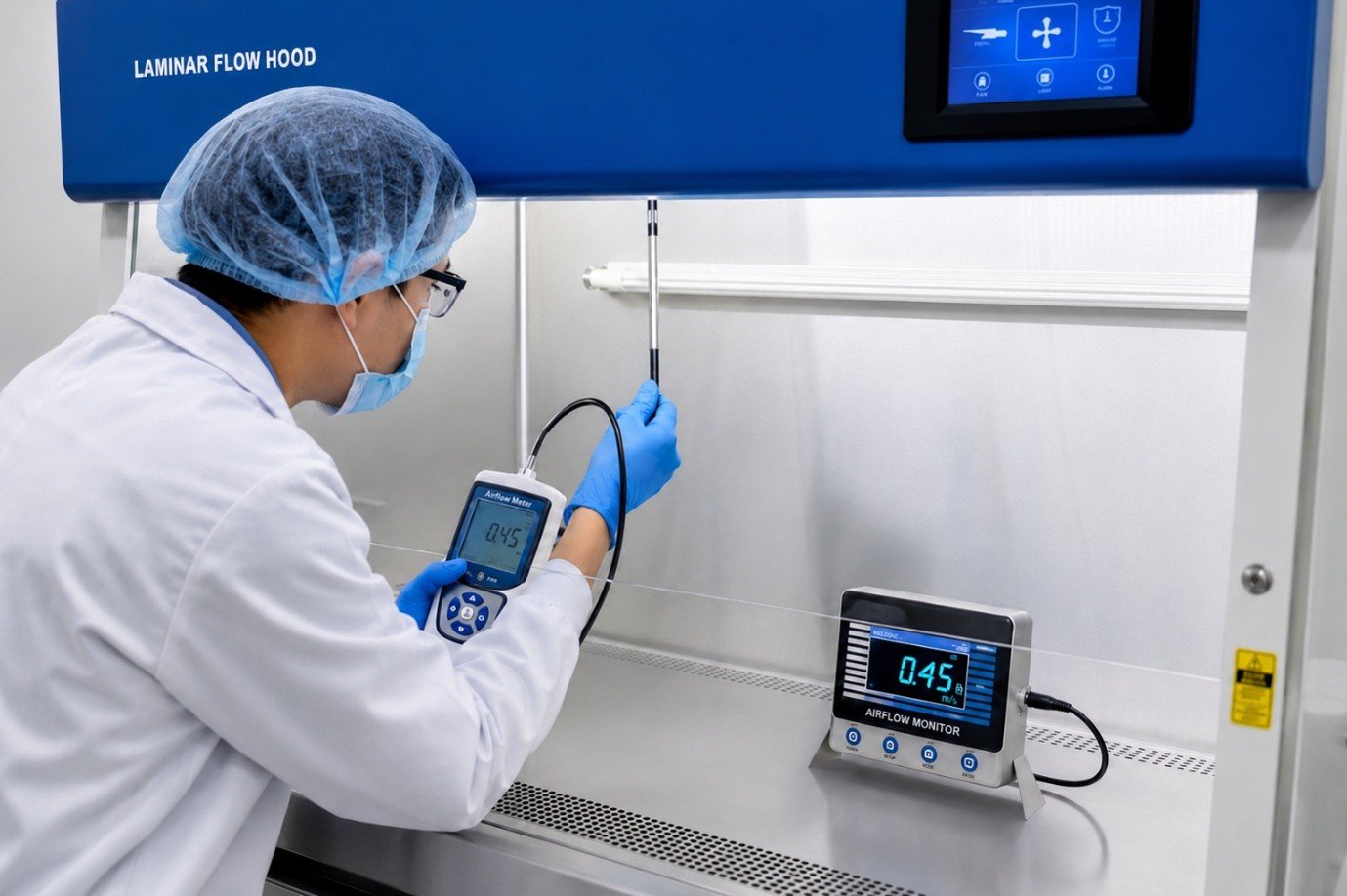 laboratory airflow validation