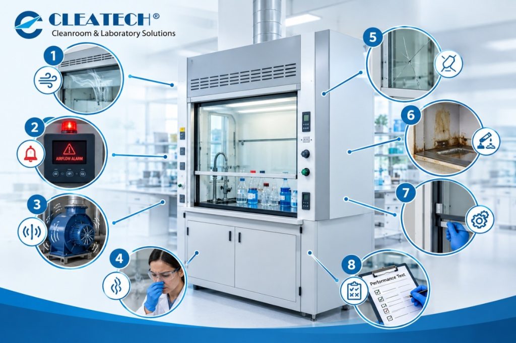 chemical fume hood warning signs